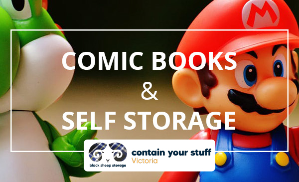 comic book storage, mario, yoshi