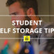 student storage tips, college, study