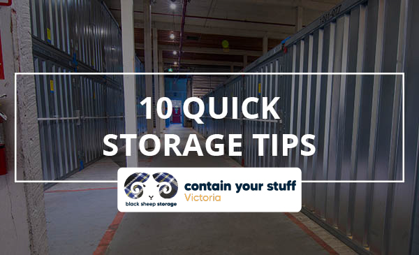 storage tips, quick