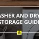 washer, dryer, storage