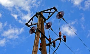 telephone pole, electricty, grid