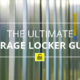 storage locker, guide, units
