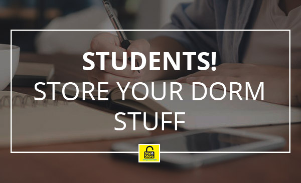 students self storage, dorm, paper, notebook